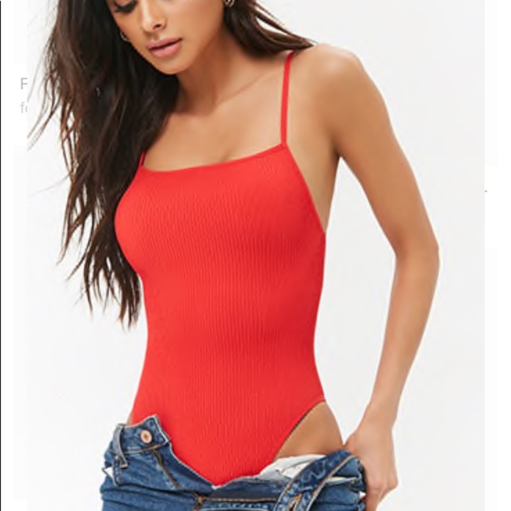 Red body suit❤️